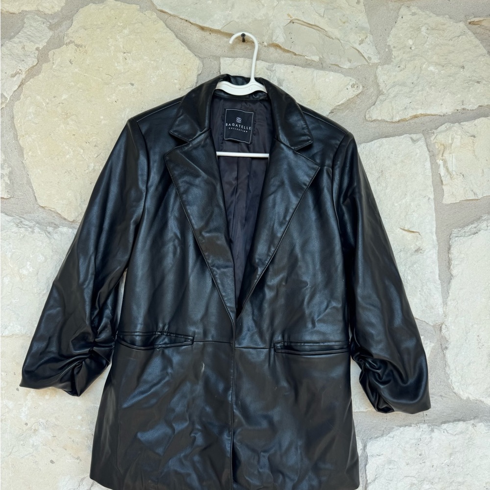 Kardashian Kollection Sleek Black Blazer